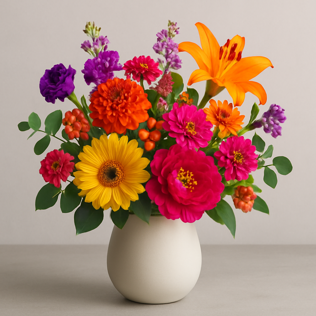 Schöne Blumenarrangements